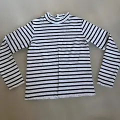 キッズ 子供 GU ストライプ 長袖カットソー 150