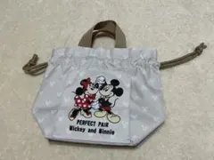 ディズニー　ミッキー＆ミニー おむつポーチ　巾着