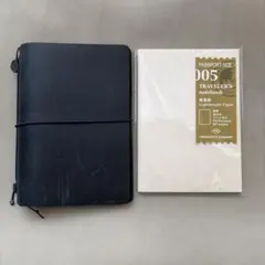 トラベラーズノート パスポートサイズ ブルー