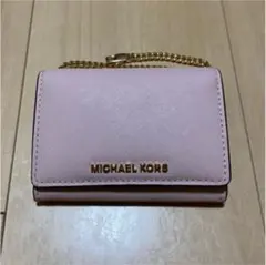 MICHAEL KORS ピンク　ミニウォレット
