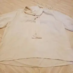 韓国 トップス サテン地 シャツ フリーサイズ