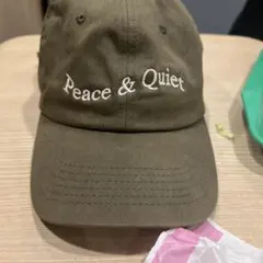 beams Peace & Quiet キャップ オリーブ