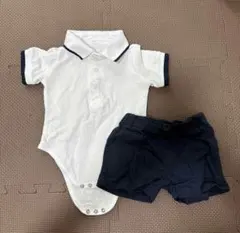 ポロシャツとショートパンツセット 80 冠婚葬祭