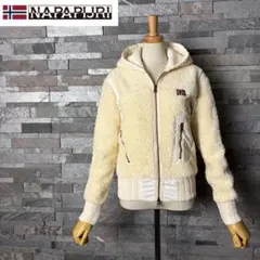 NAPAPIJRI ナパピリ　ボアジャケット　フリース　　ジップアップ　パーカー