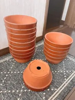 テラコッタ 植木鉢 15個セットのサムネイル