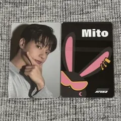 ATEEZ GH ポップアップ MITO キーリング トレカ ウヨン ①