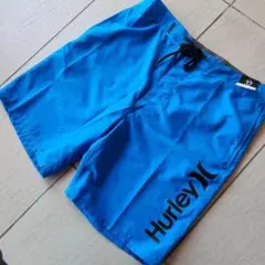 新品　Hurley 水着 サイズ32 ブルー　サーフパンツ　ハーレー