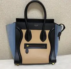 美品】CELINE セリーヌ 正規店購入 マイクロラゲージ バイカラー