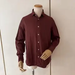 フィナモレ ネイビー リネンシャツ XL L M 43 42 41 40ビームス - メルカリ