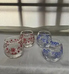 昭和レトロ　アデリアグラス