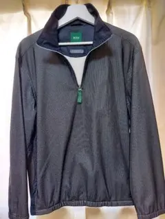 ヒューゴ・ボス ハーフジップ ウィンドブレーカー 黒