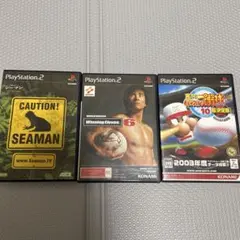 PS2 ゲームソフト 3本セット シーマン 他