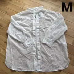 しまむら Lutique シアーシャツ 長袖 ホワイト Mのサムネイル