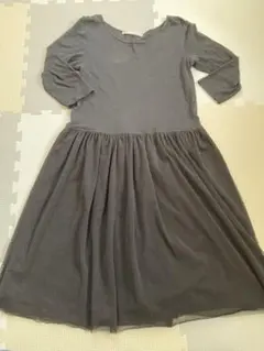 SALE中！メルローズ　黒長袖ワンピース