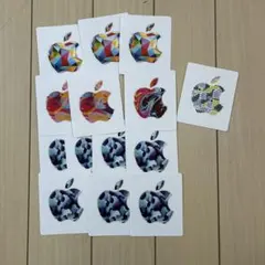 Appleロゴ ステッカーセット 14枚 ステッカーのみ コード使用済み