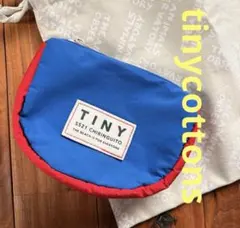 tinycottons タイニーコットンズ　バイカラー　ポーチ