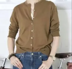 MUSE de Deuxieme Classe クルーネックカーディガン