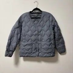 ブルーグレー ダウンジャケット