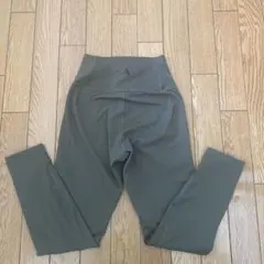 adidas ハイウエスト レギンス カーキ M S サイズ