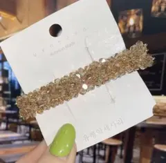 【新品】ビーズ バレッタ