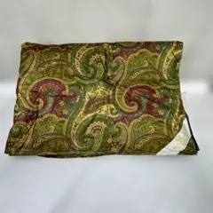 [新品未使用]　ETRO　羽毛布団　羽毛肌掛けふとん　深緑　ペイズリー　西川