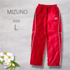 MIZUNO スポーツウェア トレーニングパンツ L レッド サッカー 練習用のサムネイル