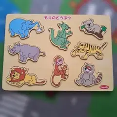 木製動物パズル 8種類