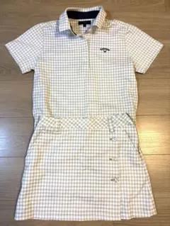 キャロウェイ　チェック柄 上下セット