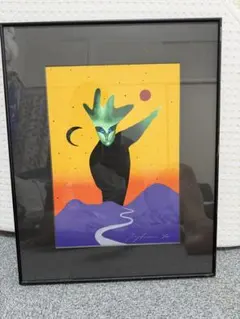 真作 石井竜也 【KID NAPPING】1989 カールスモーキー リトグラフ 真作 石井竜也 【KID NAPPING】1989 カールスモーキー