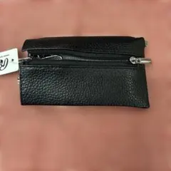 ブラック コインケース　キーホルダー