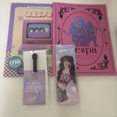 aespa カリナ　fc特典　パス風カード　会報誌