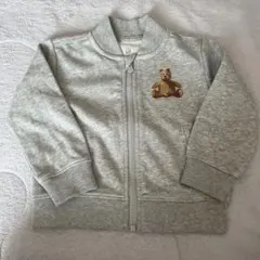 babyGAP グレー ジップアップトレーナー95㎝