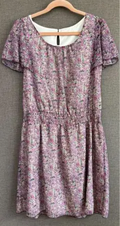 花柄　チュニックワンピース　ルクールブラン