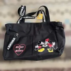 キャリーオンバック　ミッキーミニー　ブラック