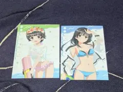 遊戯王】野坂ミホ＆真崎杏子 東映版 トレーディングコレクション 水着