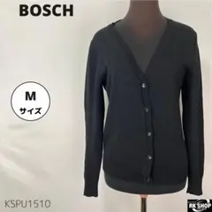BOSCH トップス ニットカーディガン Vネック ウール シンプル ブラックのサムネイル