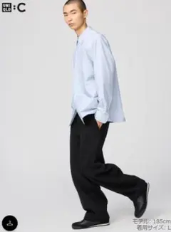 さとくん専用　スウェットワイドパンツ　Ｍサイズ　ブラック　¥3,990