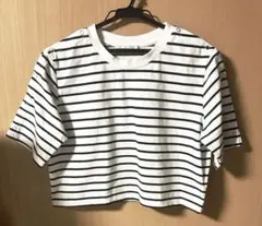 ページボーイ 肩スナップボーダーTシャツ Fサイズ