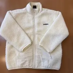 umbro フリースジャケット ホワイト　120
