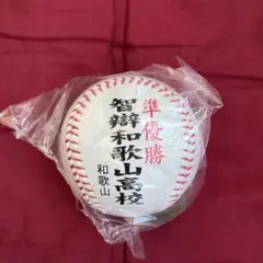 準優勝ボール　智辯和歌山高校