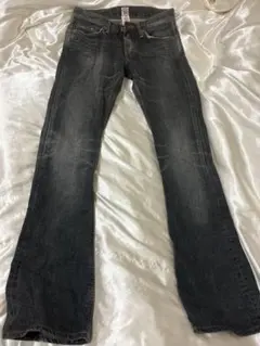 EDWIN 503 ルーズ ブーツカット デニム パンツ ブラック　ヴィンテージのサムネイル