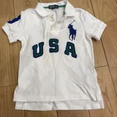 Polo by Ralph Lauren USA刺繍ポロシャツ 4T