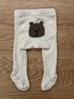 【GAP】クマ刺繍ベビータイツ