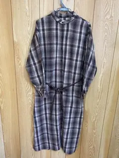 RayCassin レイカズン　チェックロングワンピース