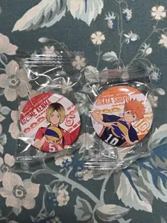 ハイキュー　くら寿司　缶バッジ　日向翔陽　孤爪研磨　セット