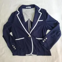 LOWRYS FARMネイビー テーラードジャケット