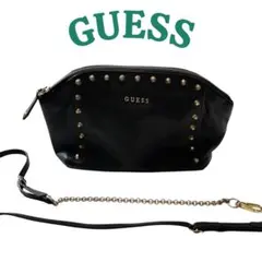GUESS ゲス スタッズ ショルダーバッグ 2way ブラック 金 ゴールドのサムネイル