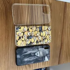 スマホケース 3点セット まとめ売り ミニオン OBEY クリアケース