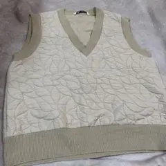 ZARA キルティング Vネックベスト