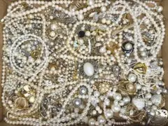 真珠　パール　アクセサリー　セット　まとめ　ネックレス　指輪　生前整理　遺品整理